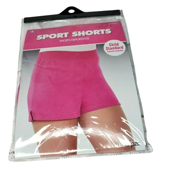 Amscan Pink Children Standard US Up To Size 10 Sports Shorts - Picture 1 of 12
